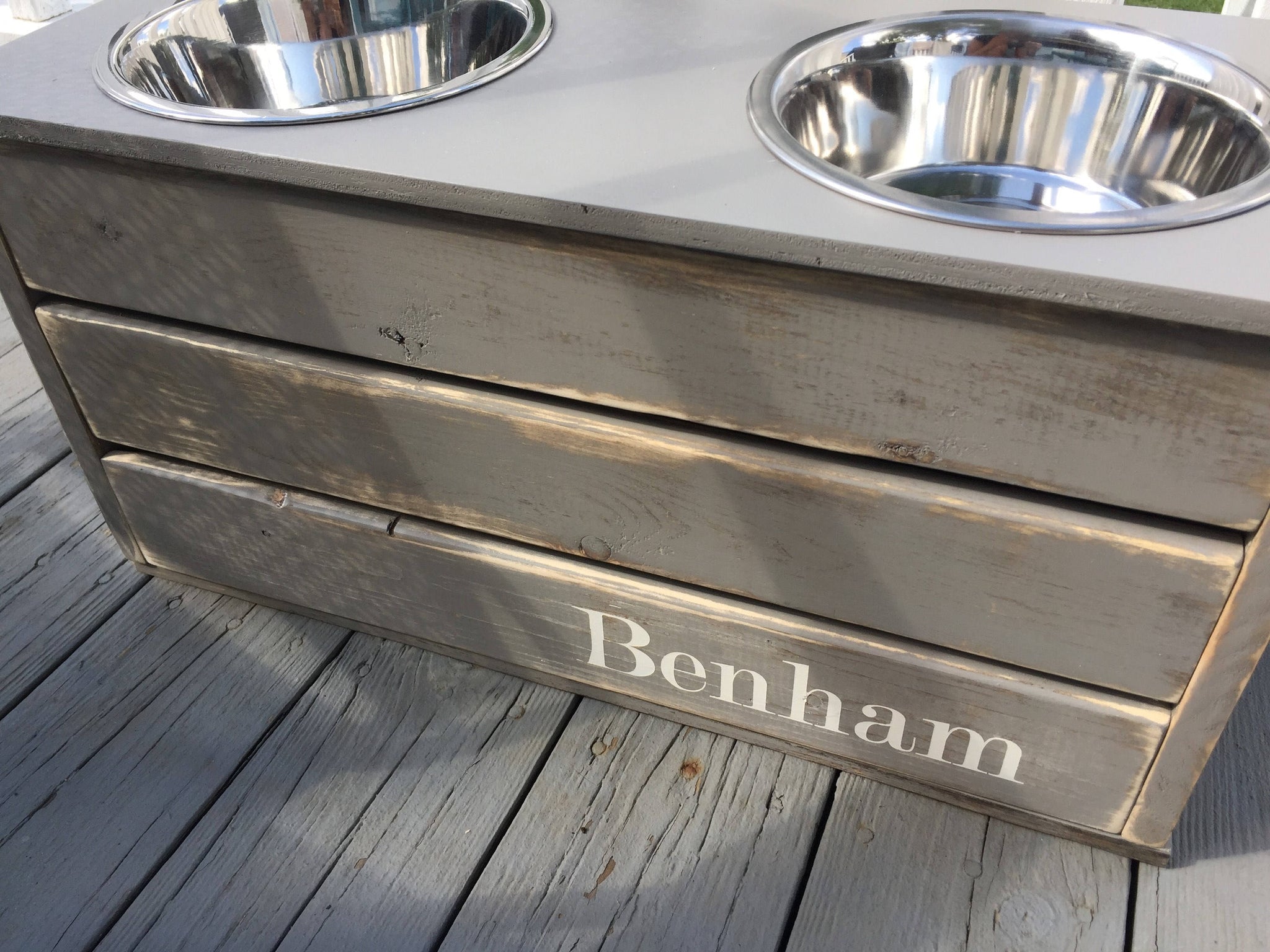 Elevated Dog Bowl Feeders With Storage