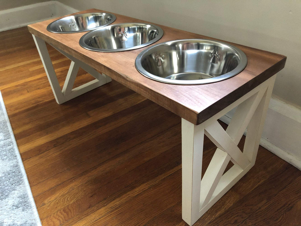 Diy farmhouse hotsell dog bowl stand